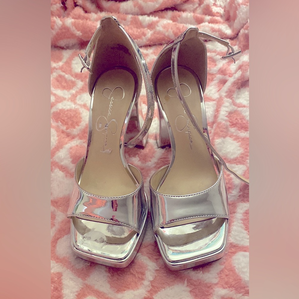 Silver heels